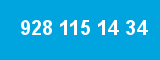928 115 14 34 928 115 14 34